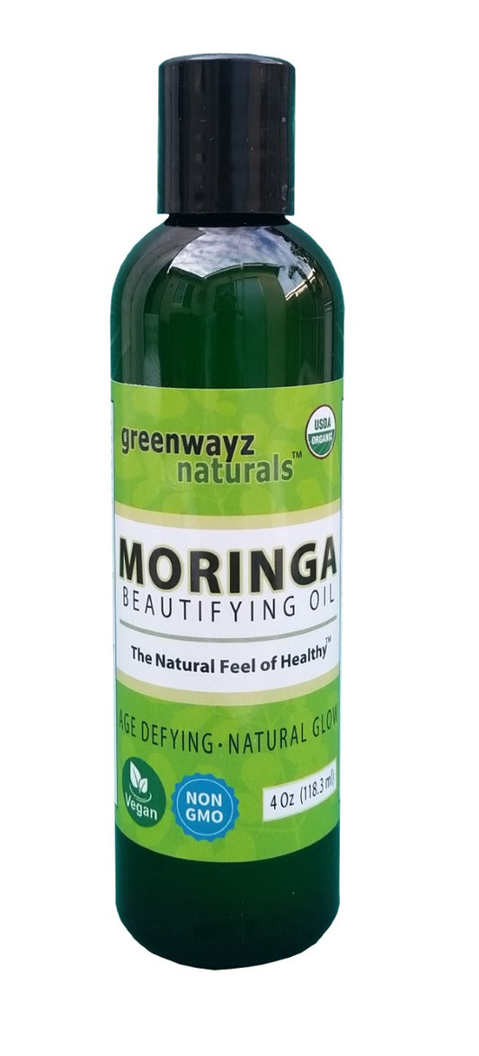 4oz 100% Vegan Natural Moringa Oil Hair Skin and Body Health